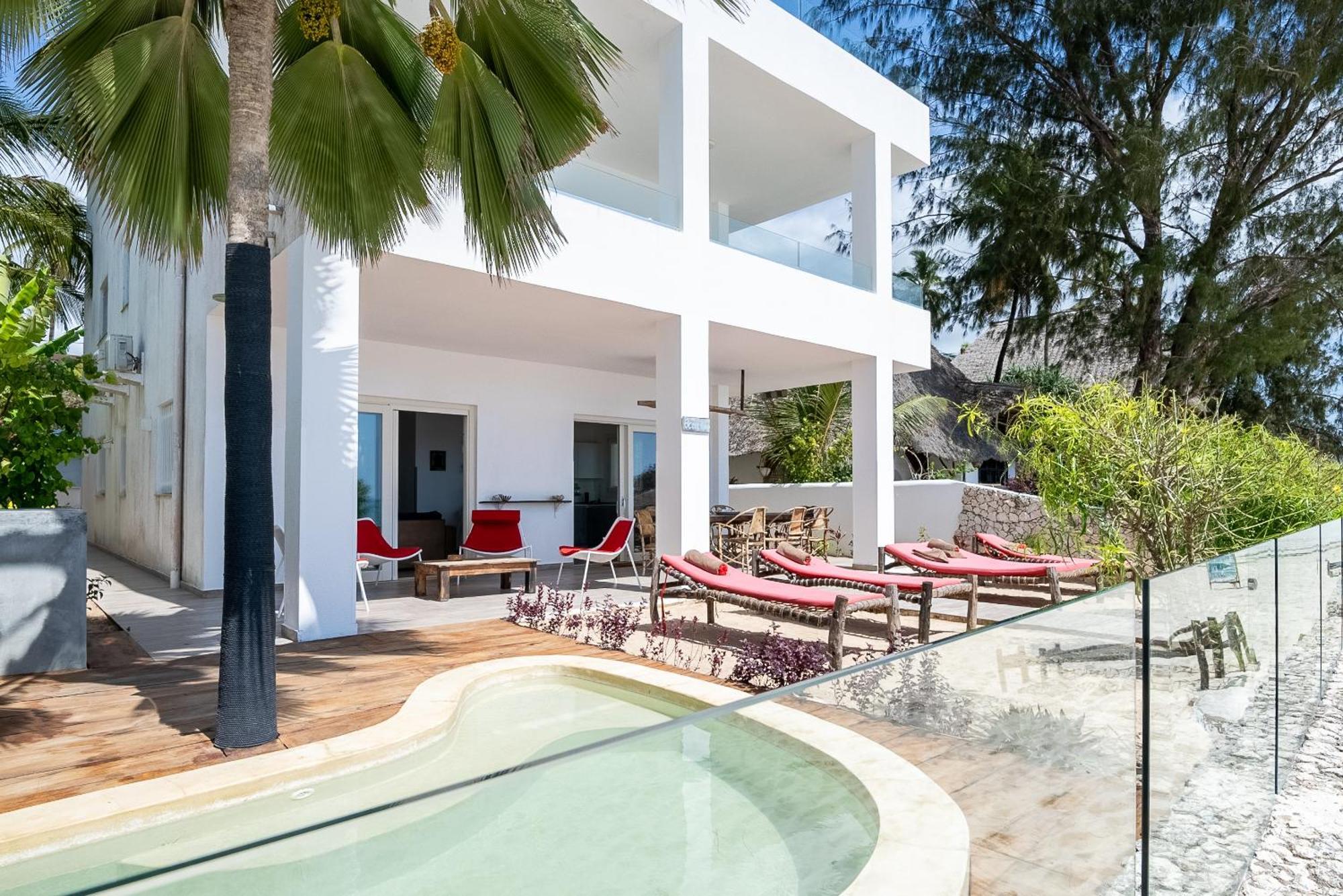Ocean Blue Apartment With Panoramic Pool Zanzibarhouses Kiwengwa  Zewnętrze zdjęcie